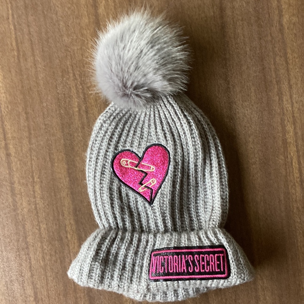 Victoria’s Secret gray beanie - Picture 12 of 12